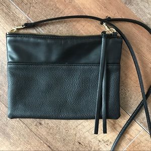 Skinny Black Shoulder Bag